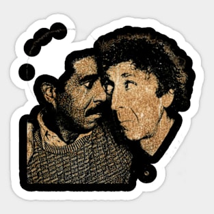 VINTAGE - RICHARD PRYOR & GENE WILDER WHITE Sticker